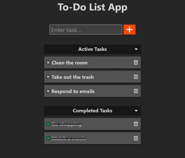 To-Do List App (React)